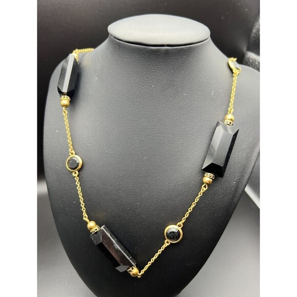 KATE Spade Black Station Long Necklace - Picture 3 of 6